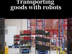 Автономный мобильный робот AMR с мощностью 16AH и максимальной скоростью ходьбы 1,2 м/с