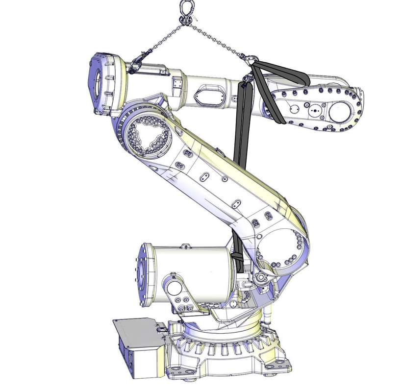Полезная нагрузка 300kg руки робота ABB IRB 6700 небольшая схватывая тяжелую пядь объектов 2.7m