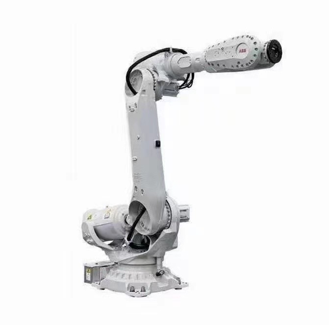 Процесс промышленной робототехнической руки ABB IRB 6700 программируя распределяя линии 3m блока батарей