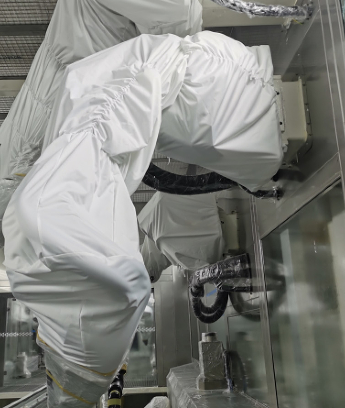 Одежда предохранения от крышки робота ABB огнеупорная в мастерской краски фабрики автомобиля