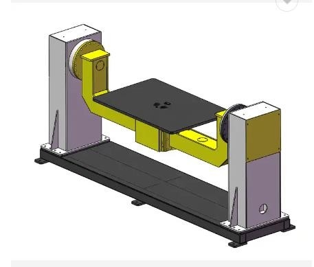 Двухосная нагрузка 100-1000kg оси Turntable 1200x1200 380v 50-60hz позиционера робота заварки Abb