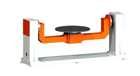 Двухосная нагрузка 100-1000kg оси Turntable 1200x1200 380v 50-60hz позиционера робота заварки Abb