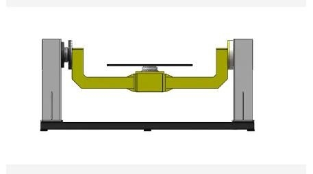 Двухосная нагрузка 100-1000kg оси Turntable 1200x1200 380v 50-60hz позиционера робота заварки Abb