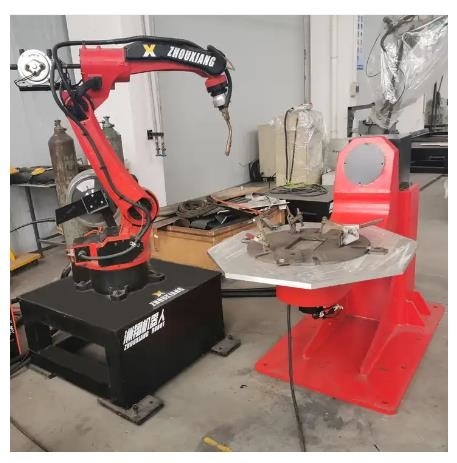 Позиционер l тип позиционер 300KG 450mm робота оси FANUC двойной дуговой сварки робототехнический