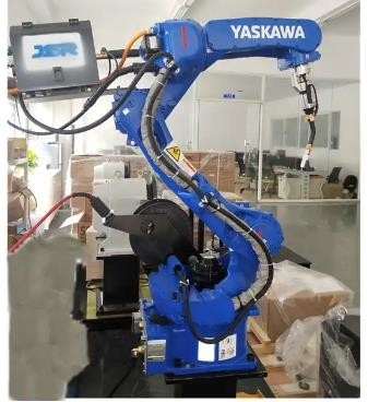 Машина AR1440 робота дуговой сварки трубы оси системы 6 робота заварки лазера Yaskawa промышленная